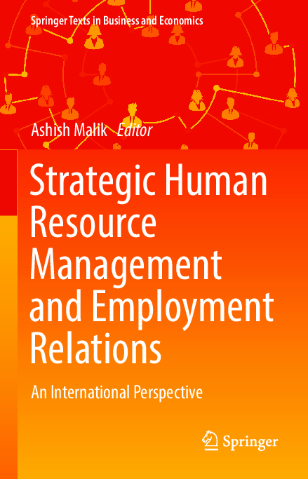 (PDF) Springer Texts in Business and Economics Strategic Human Resource ...