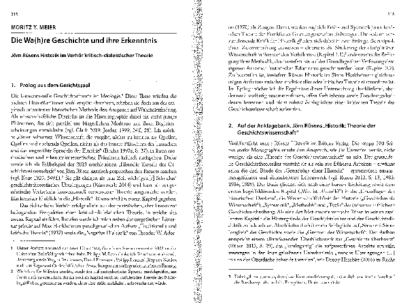 (PDF) Die Wa(h)re Geschichte und ihre Erkenntnis: Jörn Rüsens Historik ...