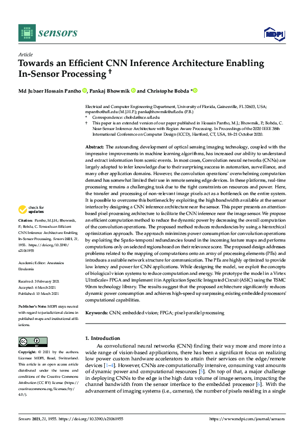 (PDF) Towards an Efficient CNN Inference Architecture Enabling In ...