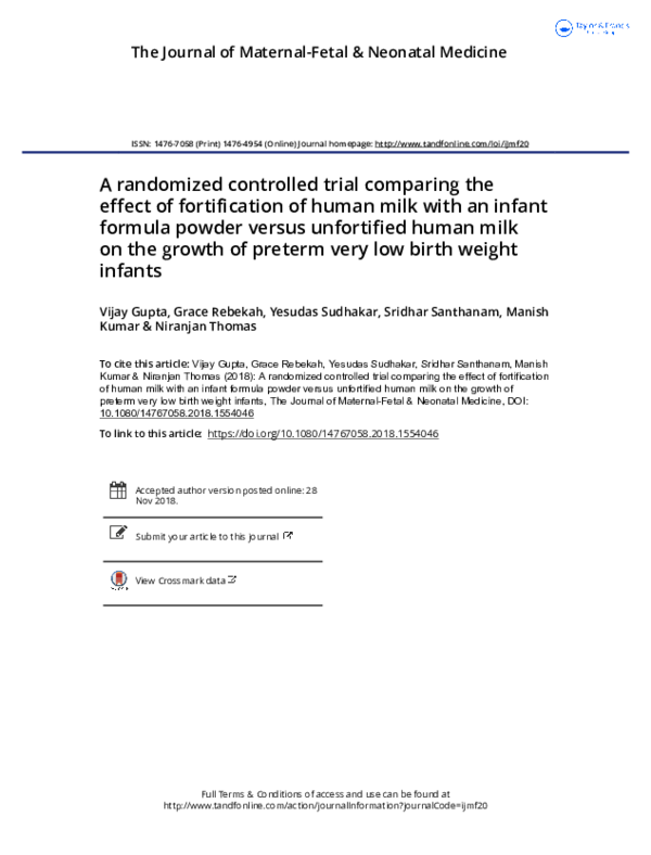 (PDF) A randomized controlled trial comparing the effectiveness of ...