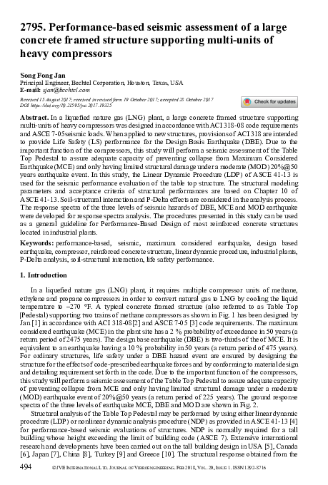 (PDF) Performance-based seismic assessment of a large concrete framed ...