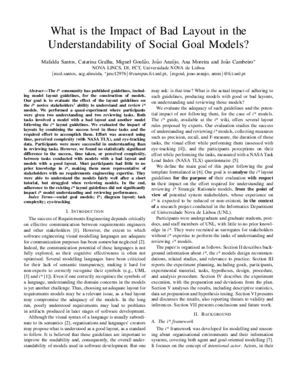 (PDF) What is the Impact of Bad Layout in the Understandability of ...