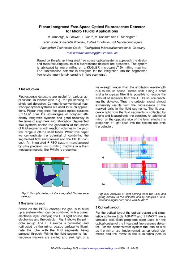 (PDF) Planar integrated free-space optical fluorescence detector for ...