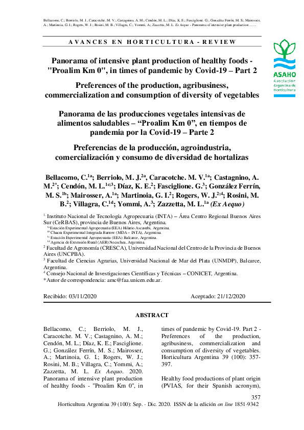 (PDF) Panorama of intensive plant production of healthy foods ...