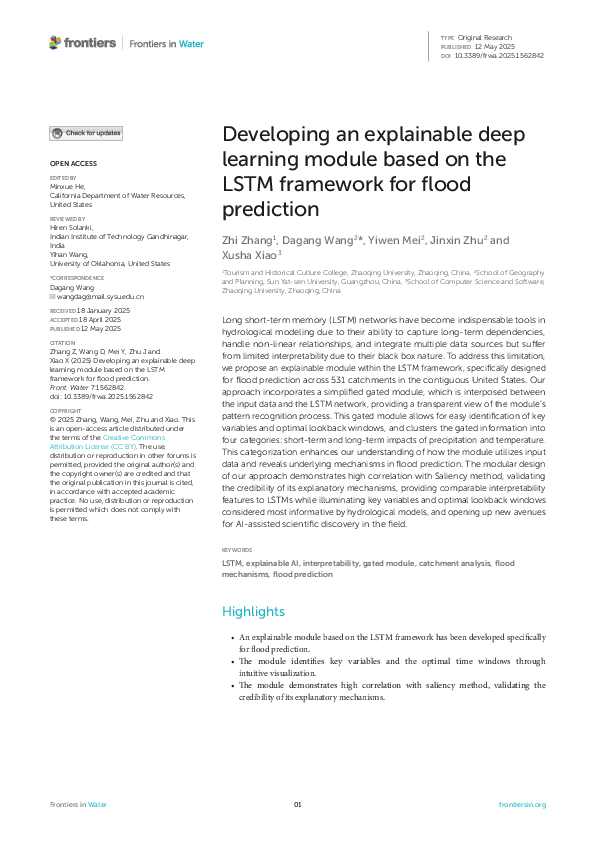 (PDF) Developing an explainable deep learning module based on the LSTM ...