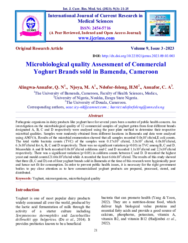 (PDF) International Journal of Current Research in Medical Sciences