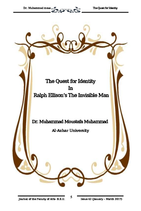 (PDF) The Quest for Identity In Ralph Ellison’s The Invisible Man