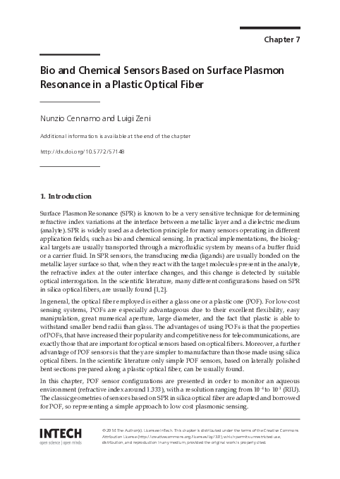 (PDF) Optical Sensors - New Developments and Practical Applications