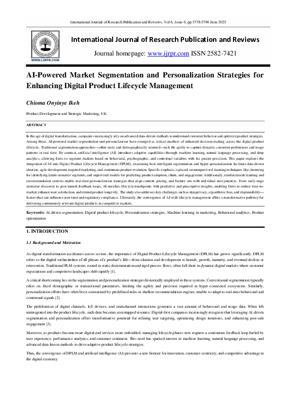 (PDF) International Journal of Research Publication and Reviews