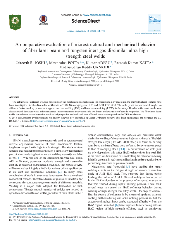(PDF) A comparative evaluation of microstructural and mechanical ...