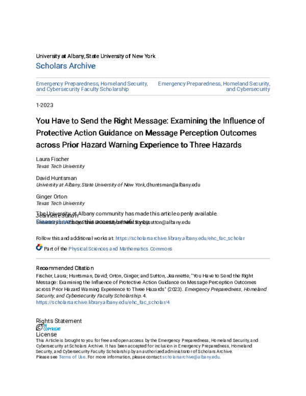 (PDF) You Have to Send the Right Message: Examining the Influence of ...