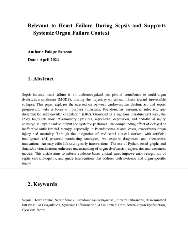 (PDF) Relevant to Heart Failure During Sepsis and Supports Systemic ...