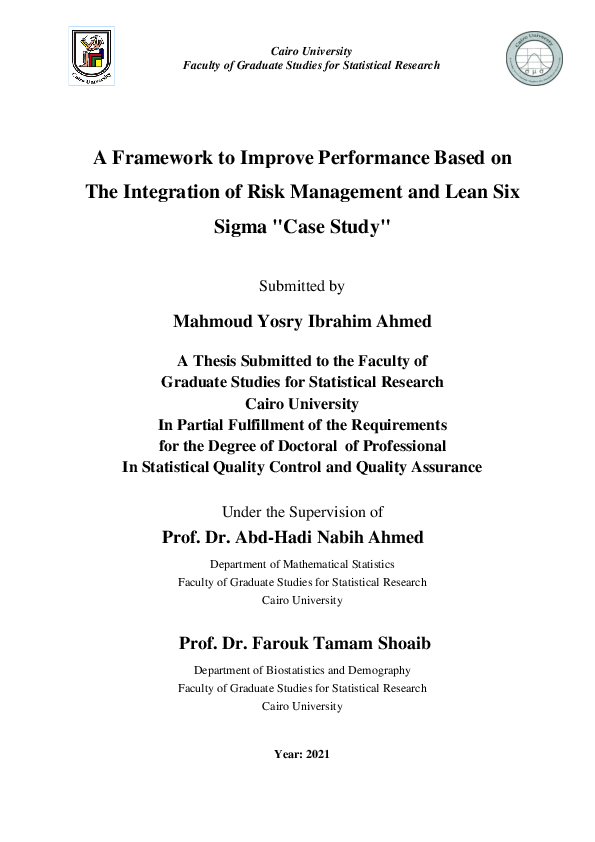 (PDF) A Framework To Improve Performance Based On The Integration Of ...