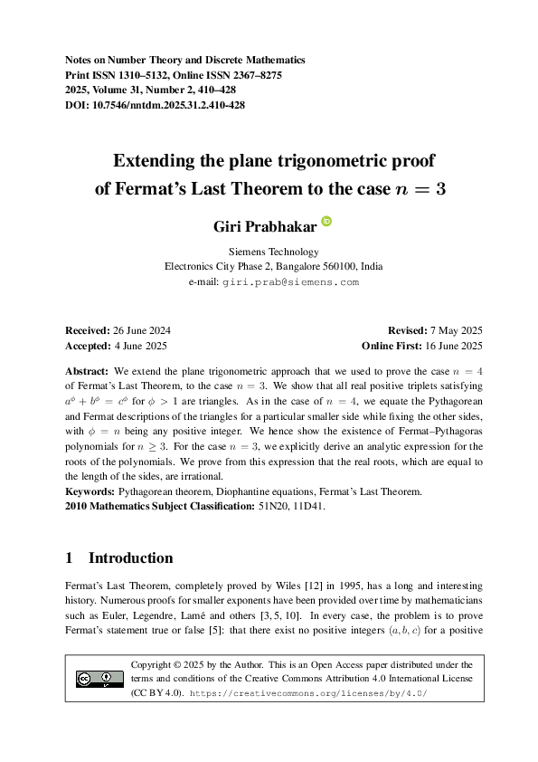 (PDF) Extending the Plane Trigonometric Proof of Fermat’s Last Theorem ...