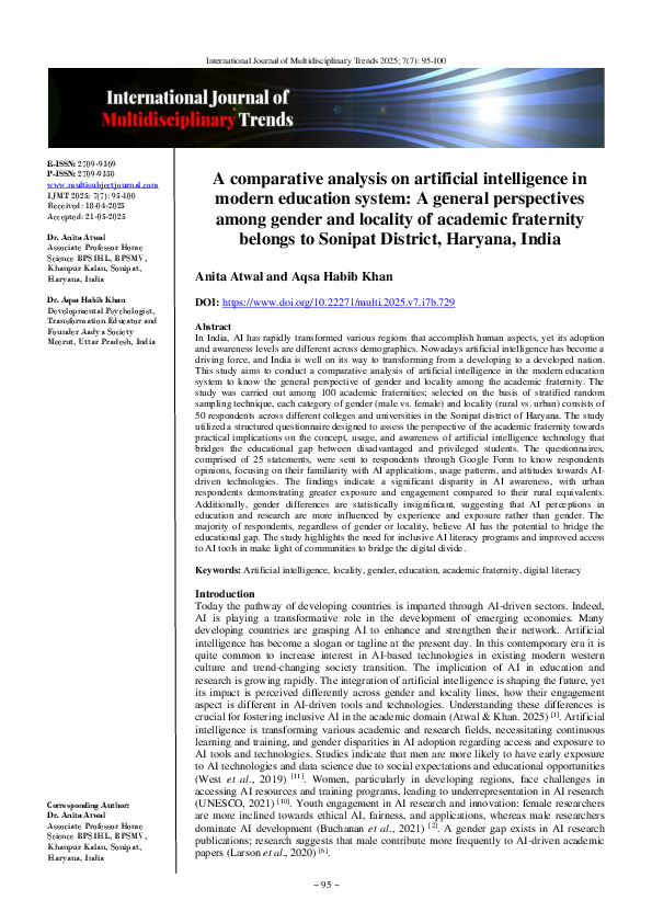 (PDF) A comparative analysis on artificial intelligence in modern ...