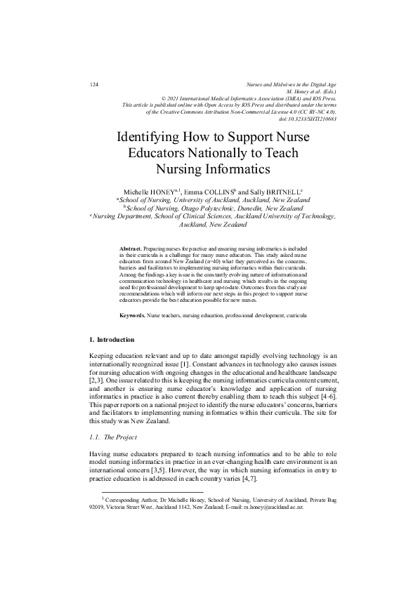 (PDF) Identifying How to Support Nurse Educators Nationally to Teach ...