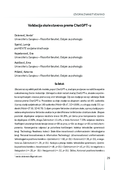 (PDF) Validation of the Attitudes Toward ChatGPT Scale