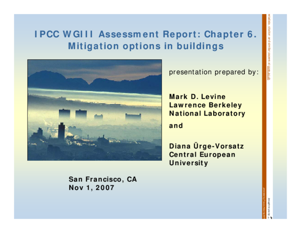 (PDF) IPCC WGIII Assessment Reprot: Chapter 6. Mitigation Options in ...