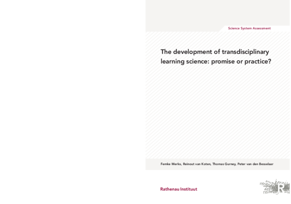 (PDF) The development of transdisciplinary learning science: promise or ...