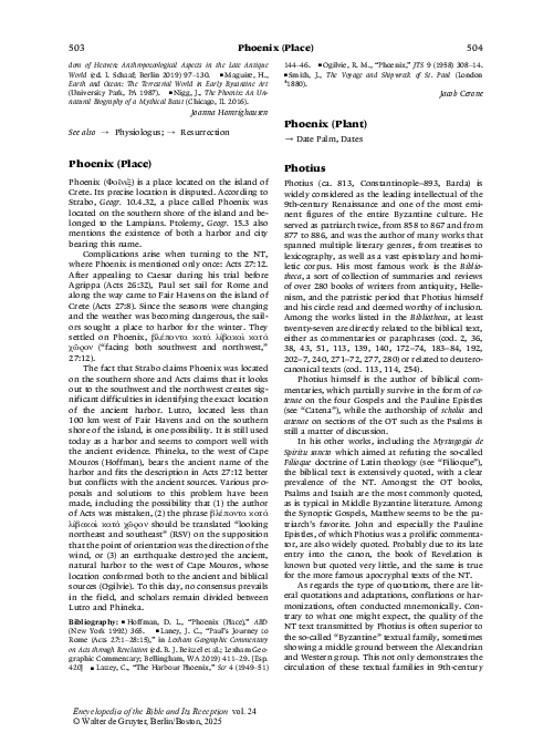 (PDF) Phoenix (Place)