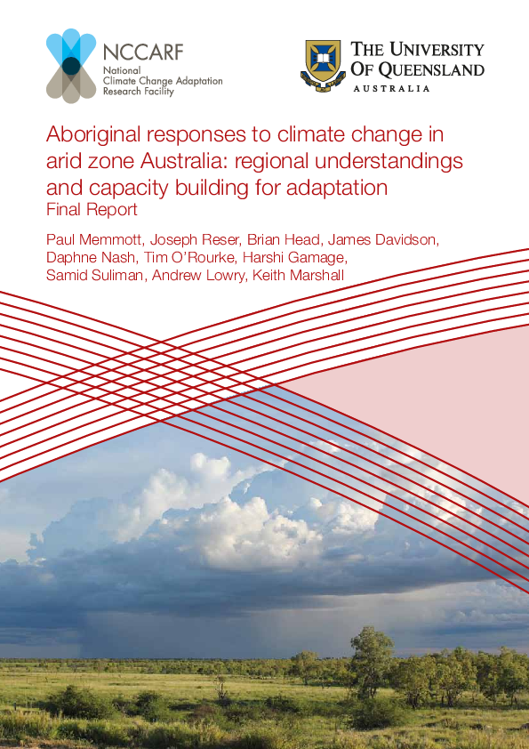 (PDF) Aboriginal responses to climate change in arid zone Australia ...
