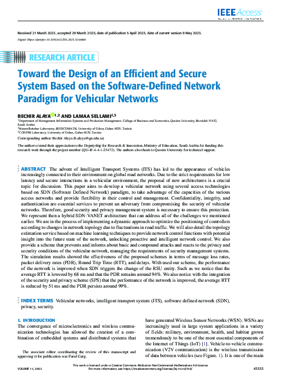 (PDF) Toward the Design of an Efficient and Secure System Based on the ...
