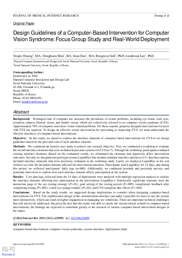 (PDF) Design Guidelines of a Computer-Based Intervention for Computer ...