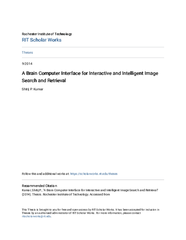 (PDF) Brain computer interface for interactive and intelligent image ...