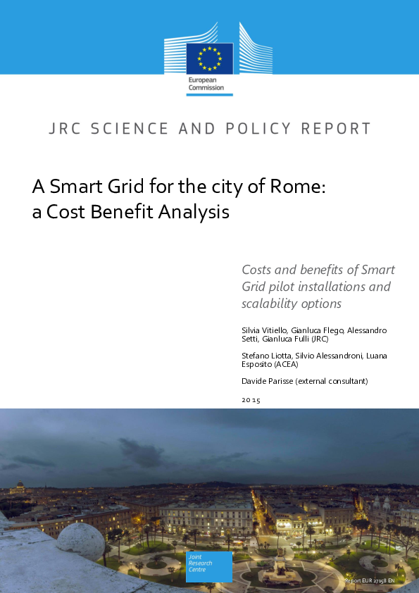 (PDF) A Smart Grid for the city of Rome: A Cost Benefit Analysis