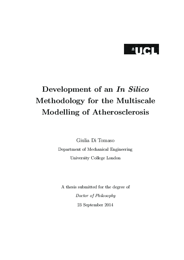 (PDF) Development of an in silico methodology for the multiscale ...