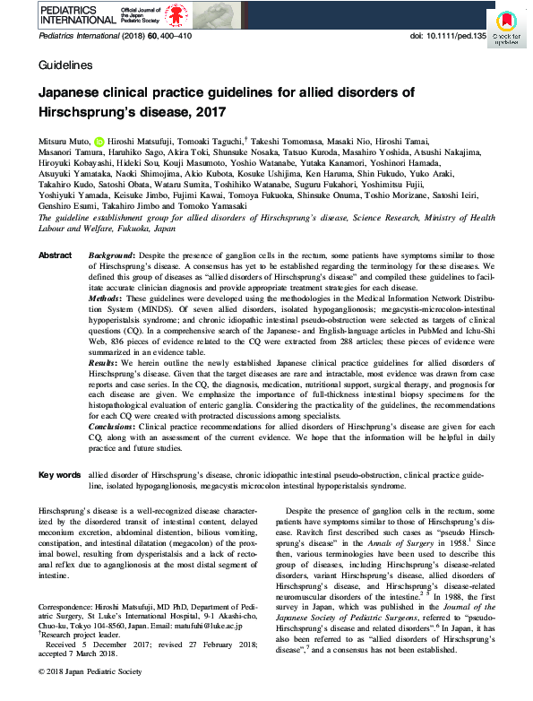 (PDF) Japanese clinical practice guidelines for allied disorders of ...