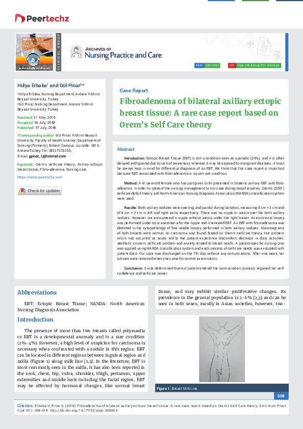 (PDF) Fibroadenoma of bilateral axillary ectopic breast tissue: A rare ...
