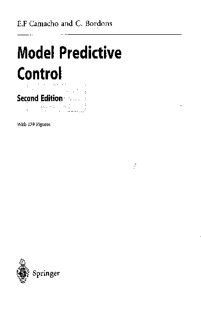(PDF) Model Predictive Control
