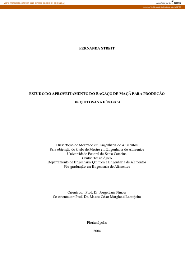 (PDF) Estudo do aproveitamento do bagaço de maça para produção de ...