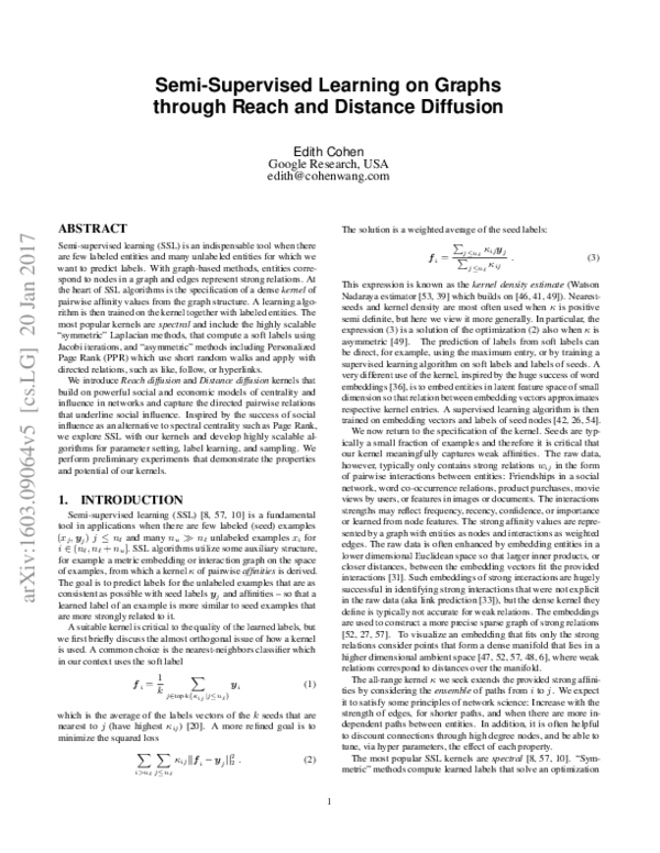 (PDF) Semi-Supervised Learning for Asymmetric Graphs through Reach and ...