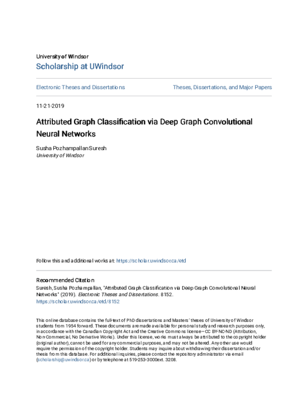 (PDF) Attributed Graph Classification via Deep Graph Convolutional ...
