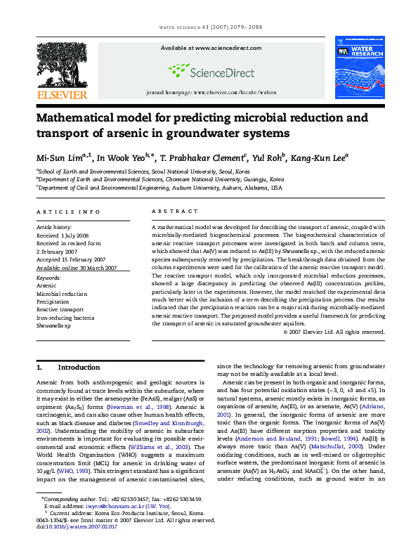 (PDF) Mathematical model for predicting microbial reduction and ...