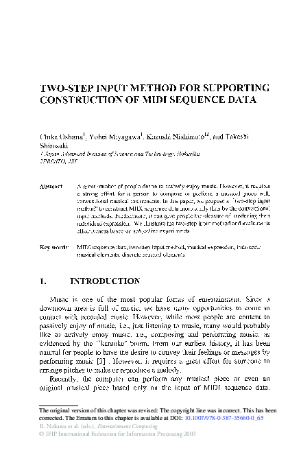 (PDF) Two-Step Input Method for Supporting Construction of MIDI ...