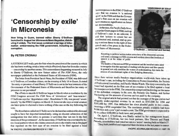 (PDF) Censorship by exile' In Micronesia
