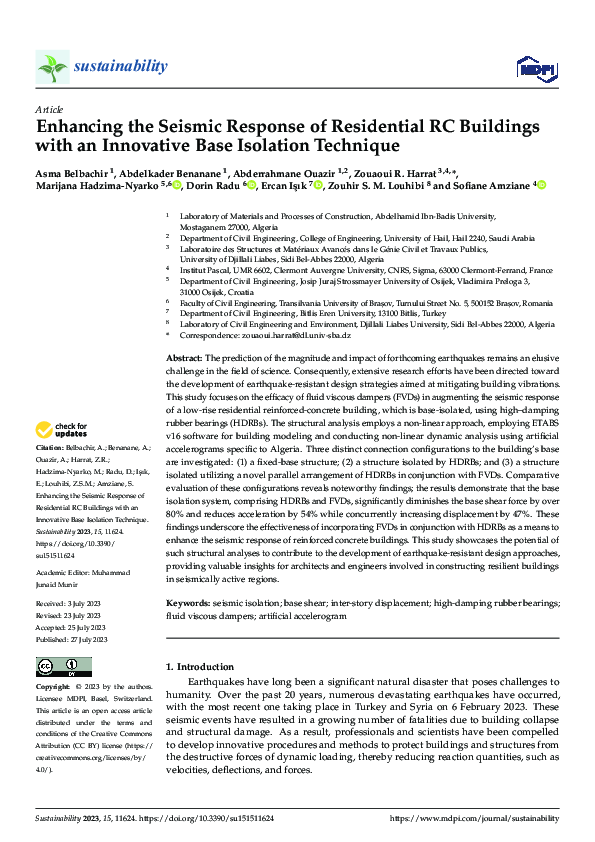 (PDF) Enhancing the Seismic Response of Residential RC Buildings with ...