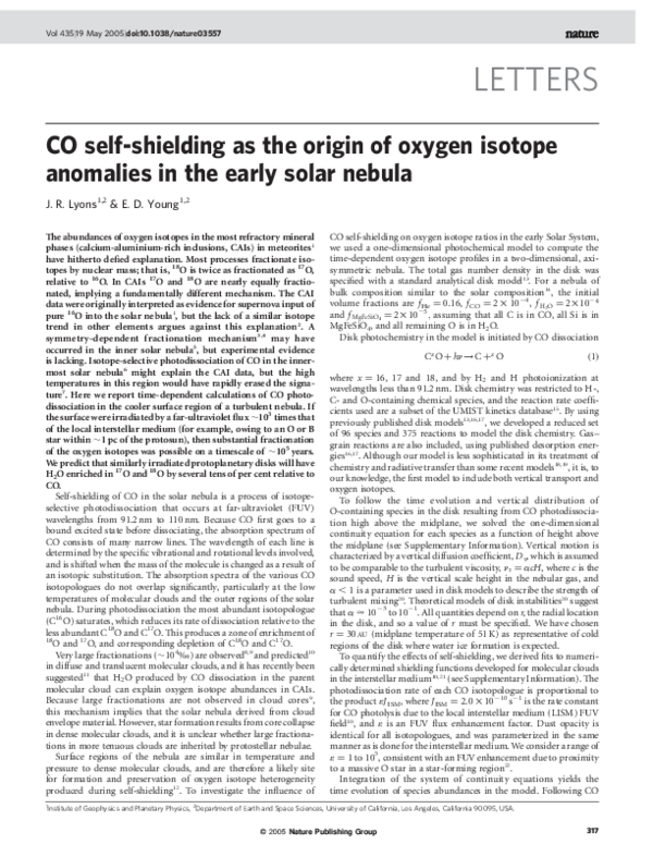 pdf-co-self-shielding-as-the-origin-of-oxygen-isotope-anomalies-in