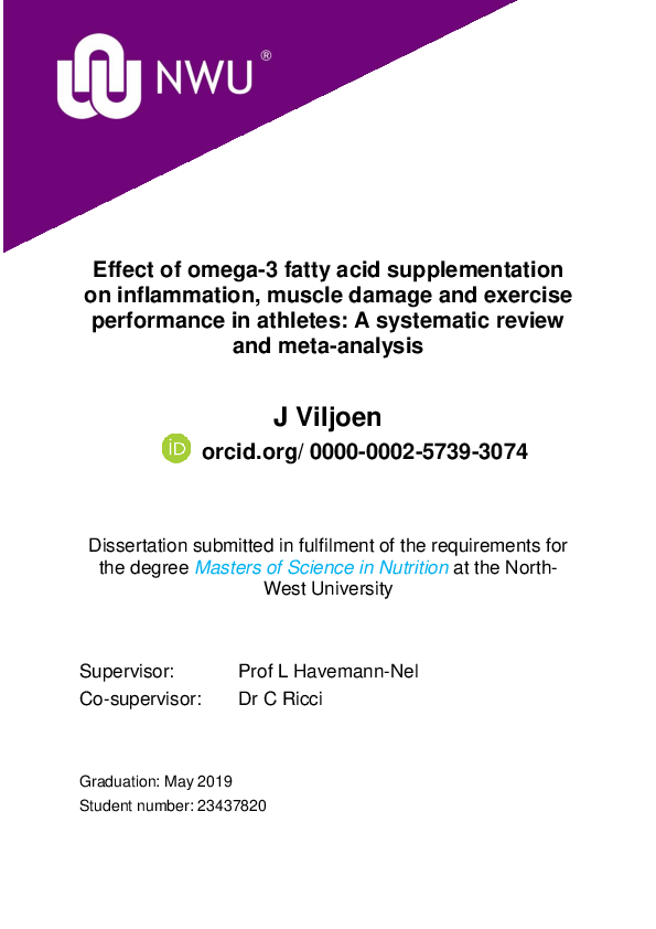 (PDF) Effect of omega-3 fatty acid supplementation on inflammation ...
