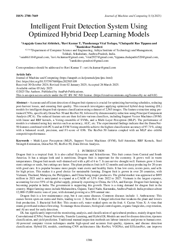 (PDF) Intelligent Fruit Detection System Using Optimized Hybrid Deep ...