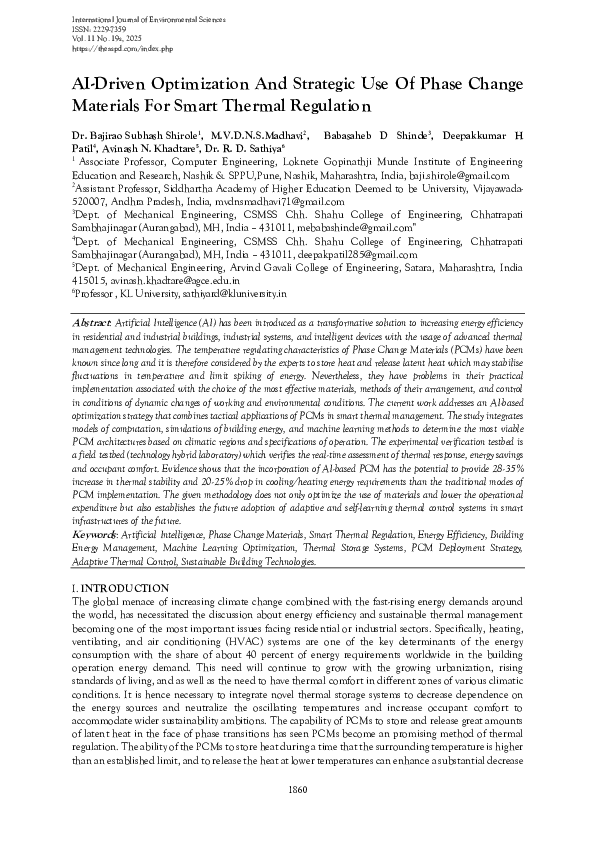 (PDF) AI-Driven Optimization And Strategic Use Of Phase Change ...