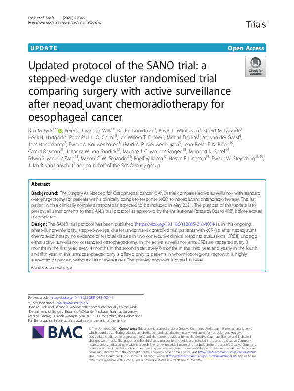 (PDF) Updated protocol of the SANO trial: a stepped-wedge cluster ...