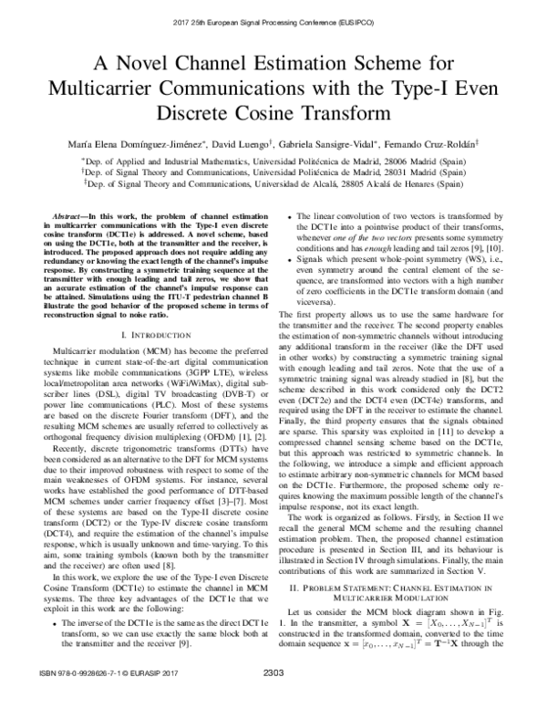 (PDF) A novel channel estimation scheme for multicarrier communications ...