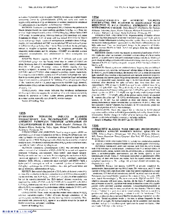 (PDF) 1225: Overactive Bladder with Urinary Incontinence Adversely ...
