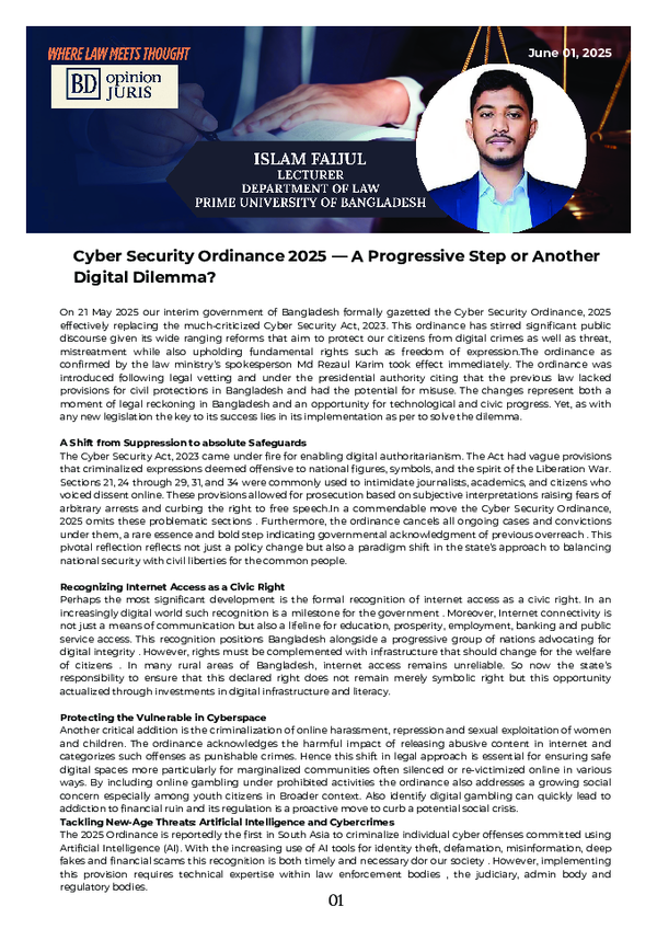 (PDF) Cyber Security Ordinance 2025 3