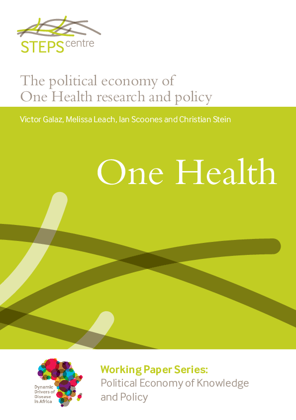 (PDF) The political economy of One Health research and policy
