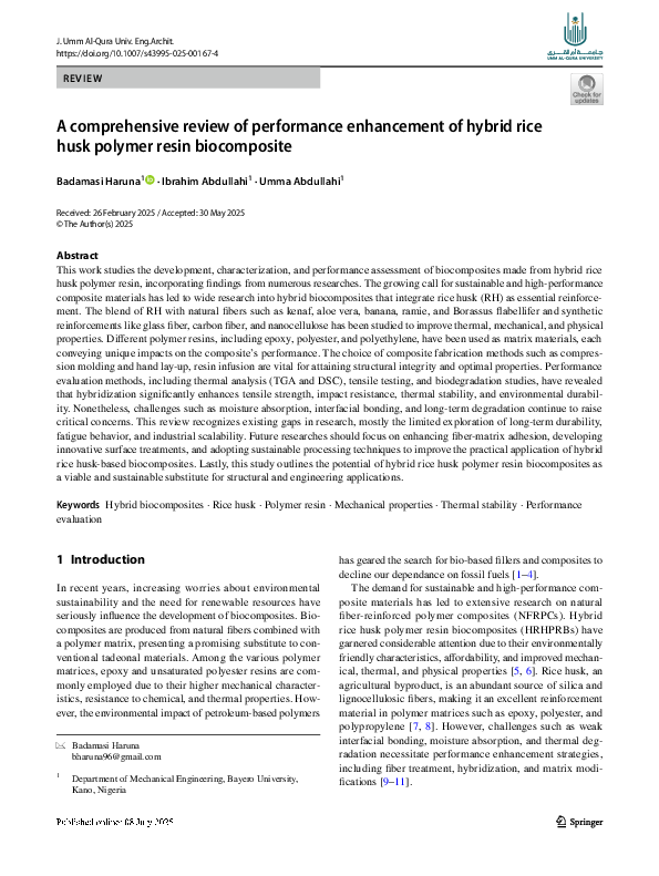 (PDF) A comprehensive review of performance enhancement of hybrid rice ...